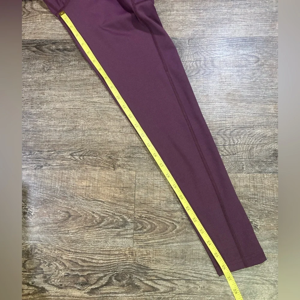 Her Tribe Athletics Women's High-Waisted Leggings Eggplant Size S - Picture 5 of 8